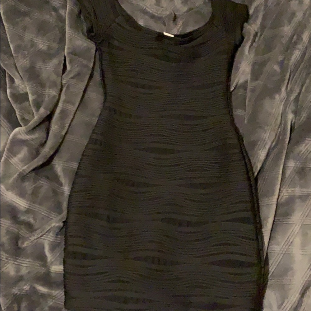 Black bodycon dress Wet Seal